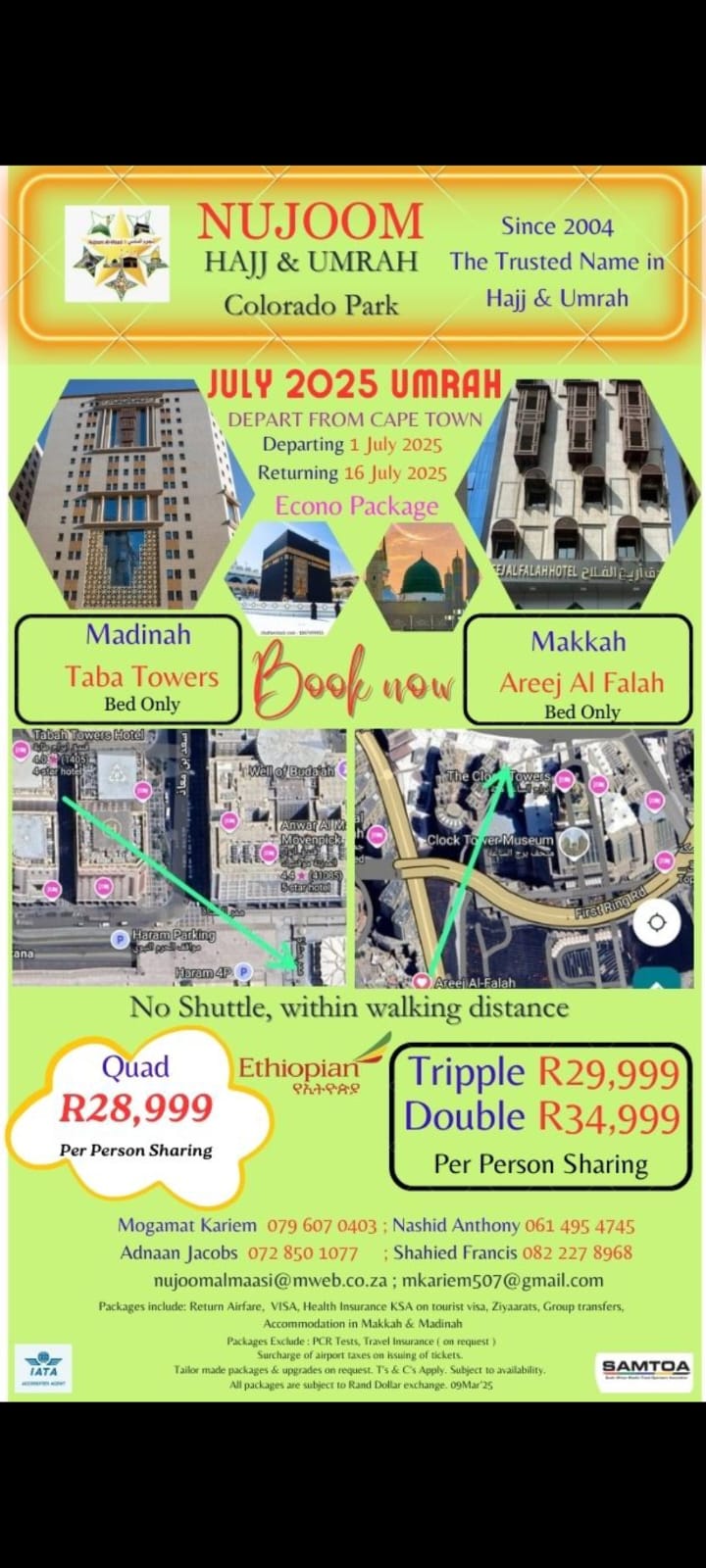 Hajj July 2025 Package